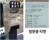 방문증 발급기